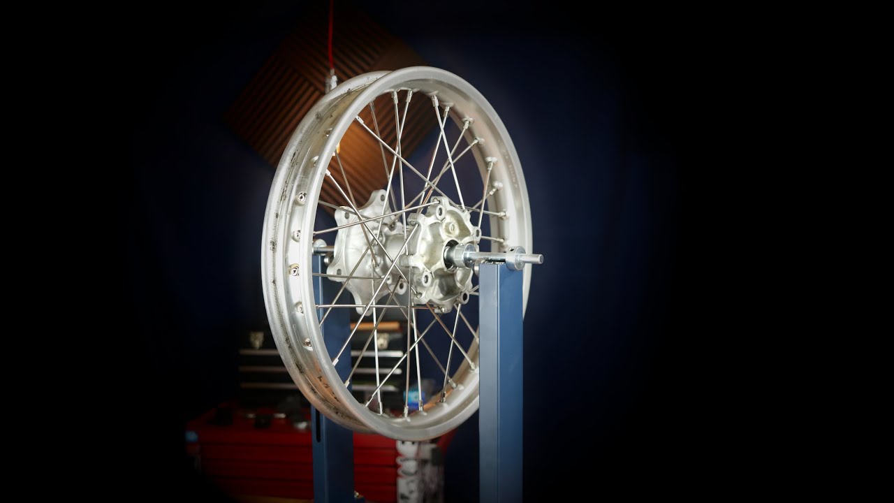 Lacing and Truing Spoked Motorcycle Wheel