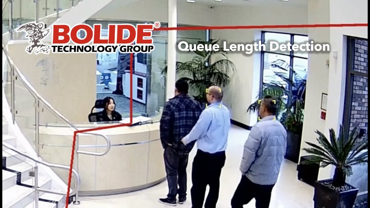 Bolide iPac AI Queue Length Detection Video Analytics