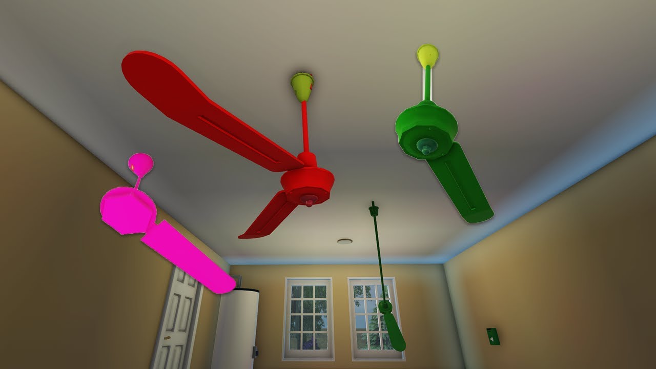 Rare Ceiling Fan Wobbly in a Suburban House | Roblox Fans
