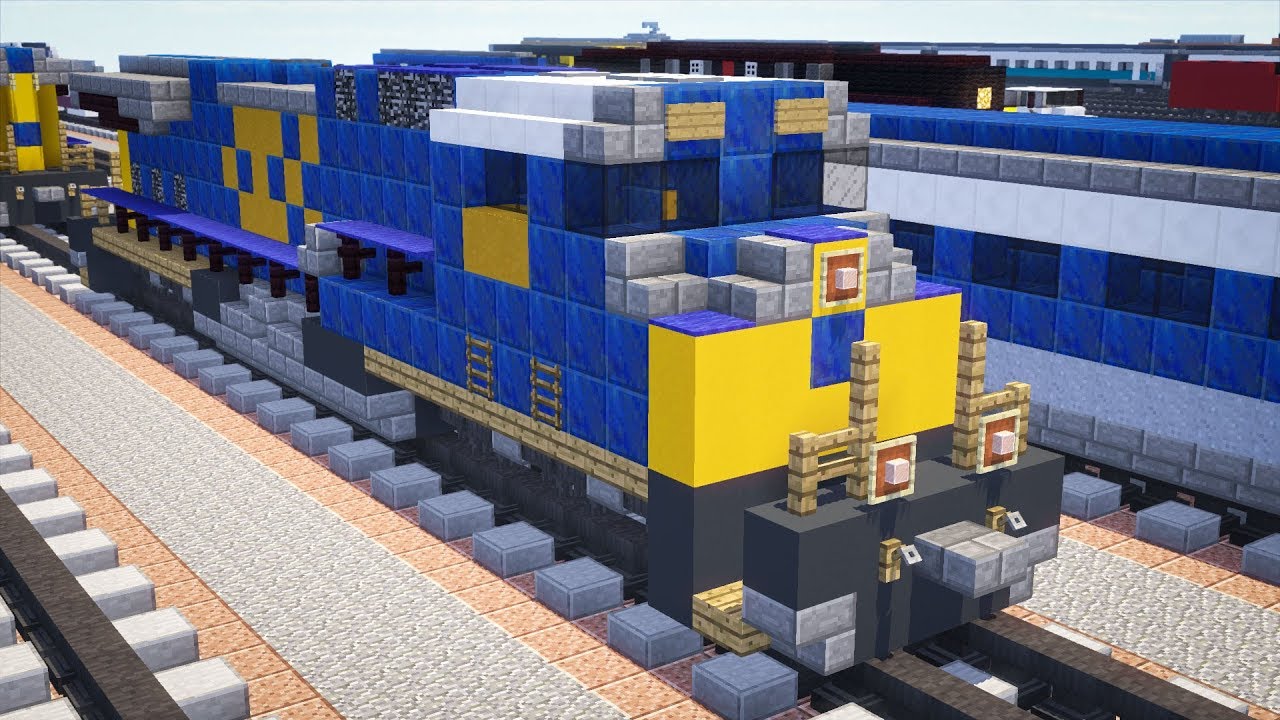 Minecraft CSX GEVO ES44AC-H Locomotive Tutorial