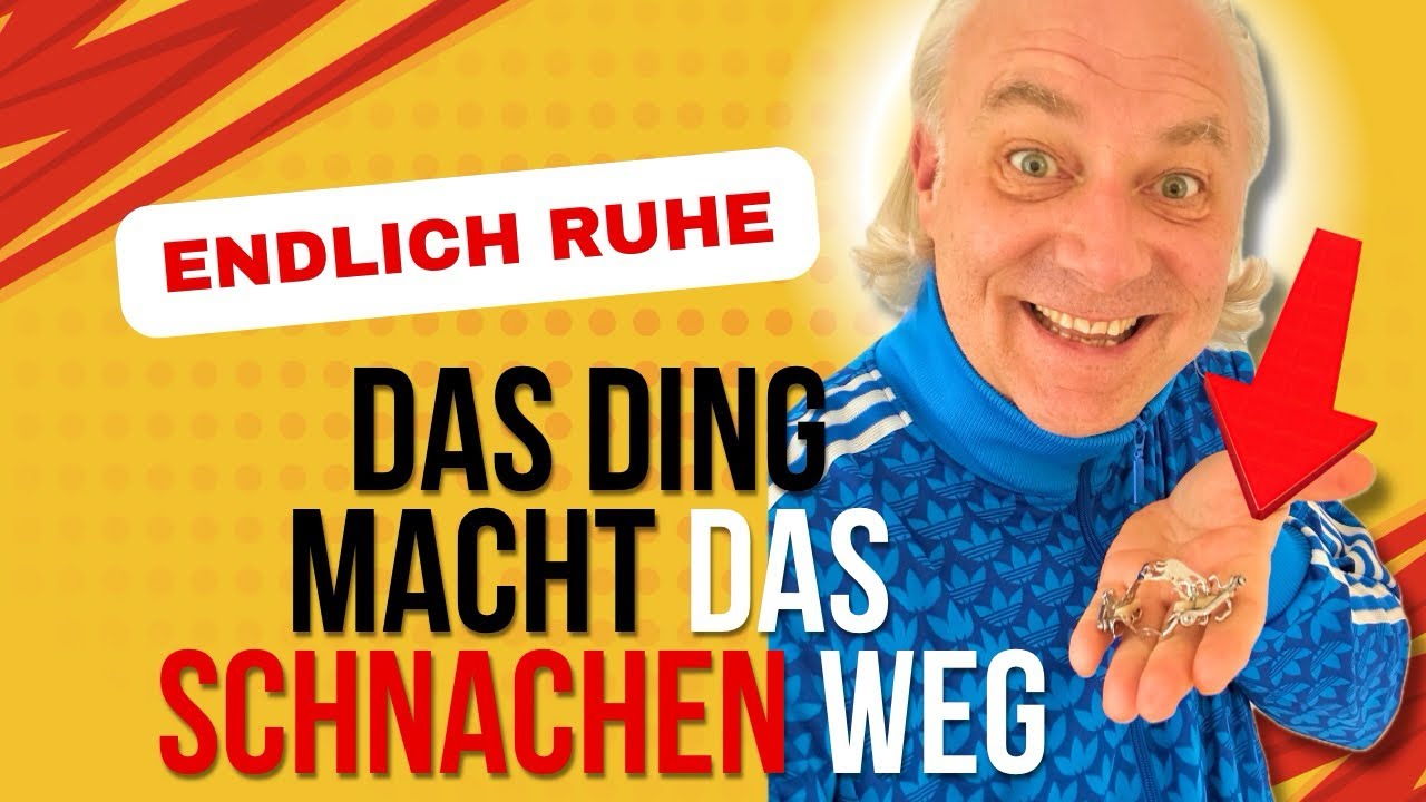 Nie mehr schnarchen mit diesem kleinen Ding