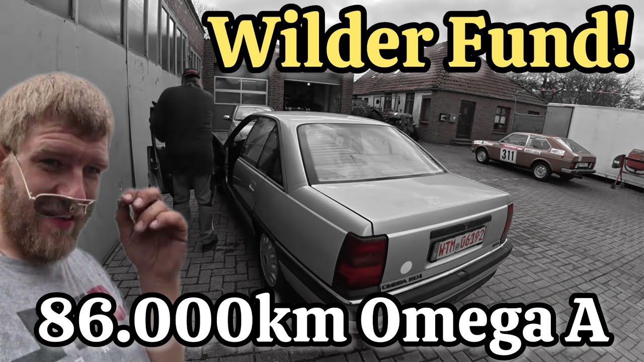 4 Jahre unbewegt auf einer Auffahrt… Bekommen wir diesen 86.000km Omega nach Hause?
