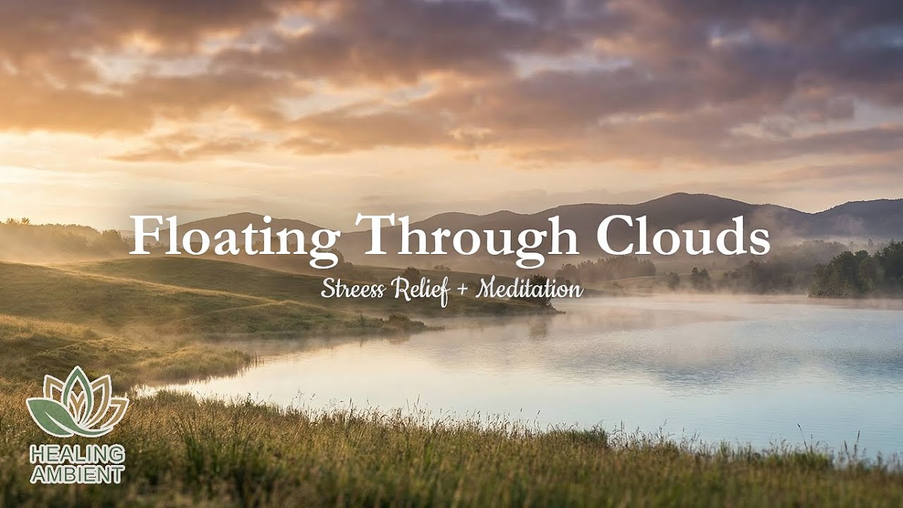Floating Through Clouds ☁️ Relaxing Music for Deep Sleep, Calm Focus & Stress Relief