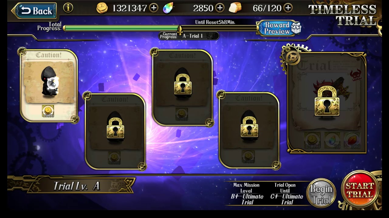 Langrisser M - Timeless Trial, 6 B+ & A Trials, 2019-03-10