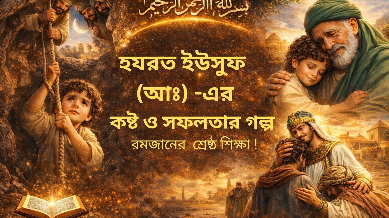 সব হারিয়েও হার মানেননি! | হযরত ইউসুফ (আঃ) | ধৈর্য ও ক্ষমার সর্বোত্তম কাহিনিHazrat_Yusuf_AS_Islamic