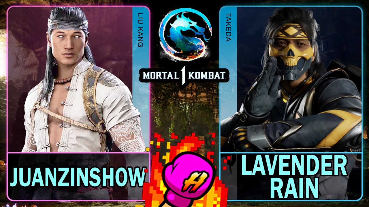 MK1 Juanzinshow (LIU KANG) VS Lavender Rain (TAKEDA)🥊Mortal Kombat 1🥊4K 60ᶠᵖˢ