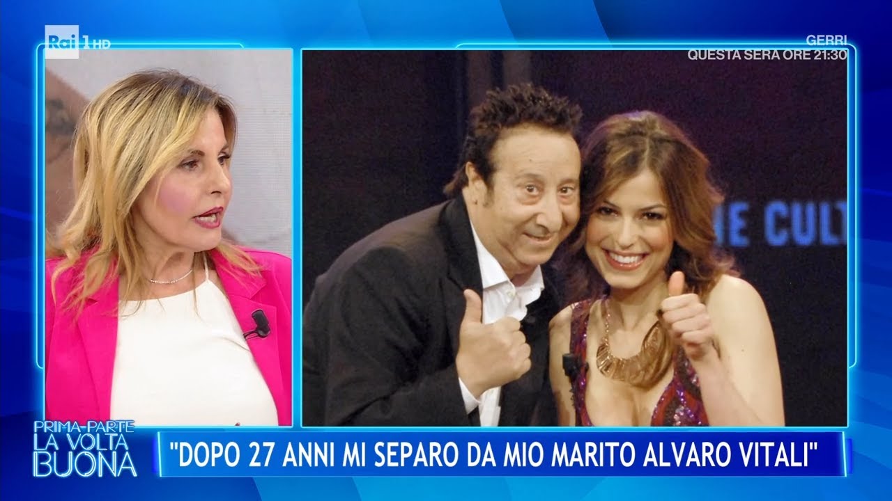 Stefania Corona si separa da Alvaro Vitali dopo 27 anni - La Volta Buona 19/05/2025