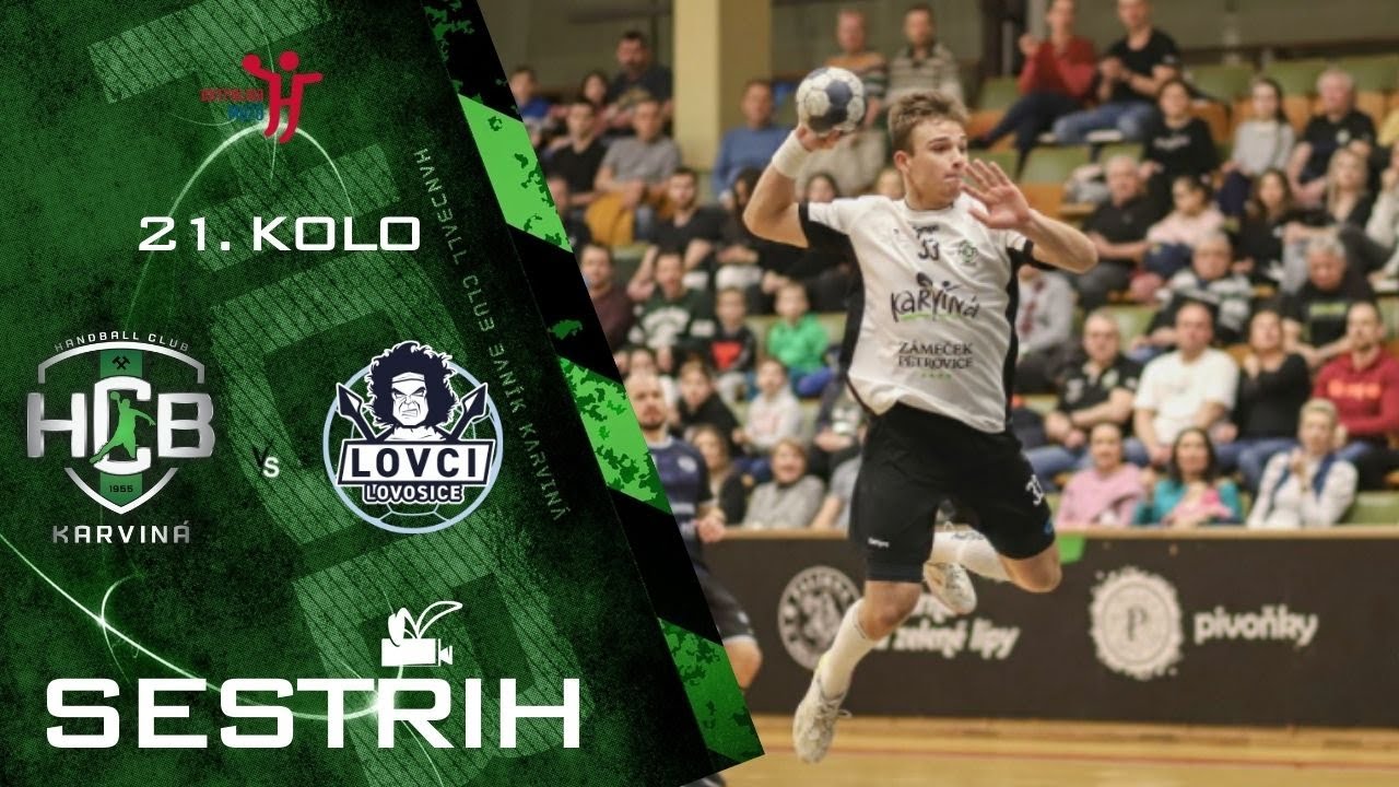 SESTŘIH: HCB Karviná - HK FCC Město Lovosice(Extraliga házené 21.kolo) 2021/22