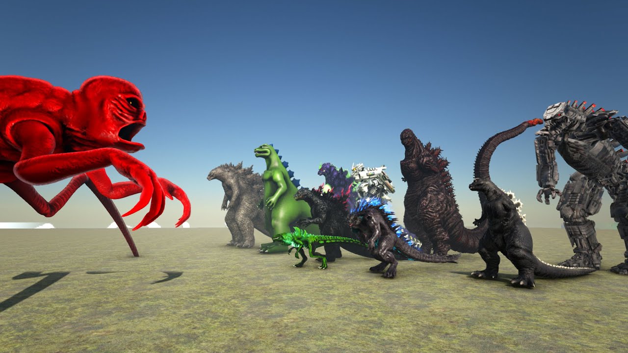 RED THE HELLBEAST vs TEAM GODZILLA
