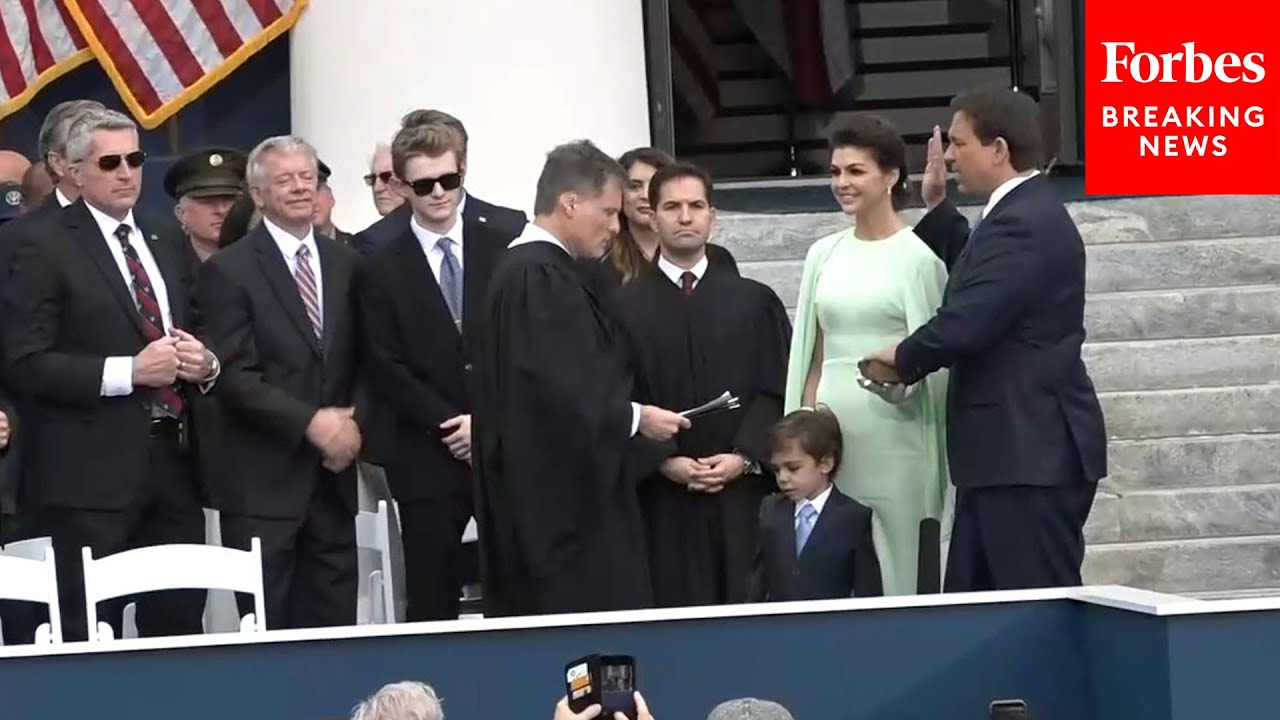 JUST IN: DeSantis Sworn In To Second Term As Governor Of Florida