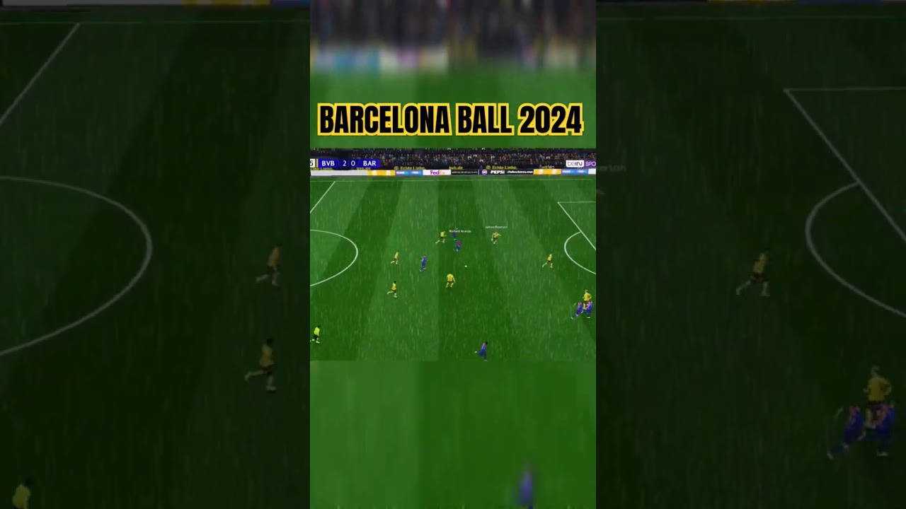 Barcelona Ball 2024-2025 #pes2017 #football #gameplaypes #pesupdates #barcelona