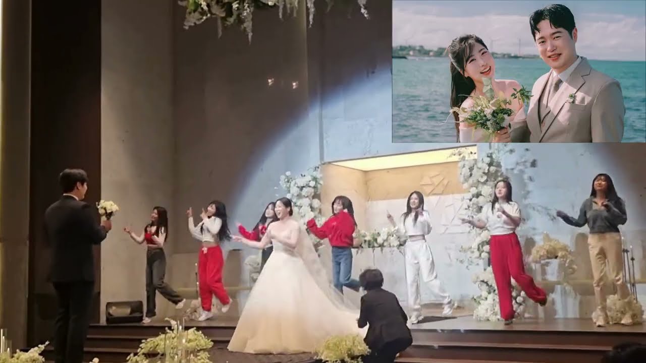 고딩 친구 결혼식 축하공연 2탄_1부★I결혼식에서 뱅뱅뱅(?)I90년대생의 엔딩은 역시 붉은노을이지I신랑신부이벤트I신부축무I내가제일잘나가II got a boyI뱅뱅뱅I붉은노을