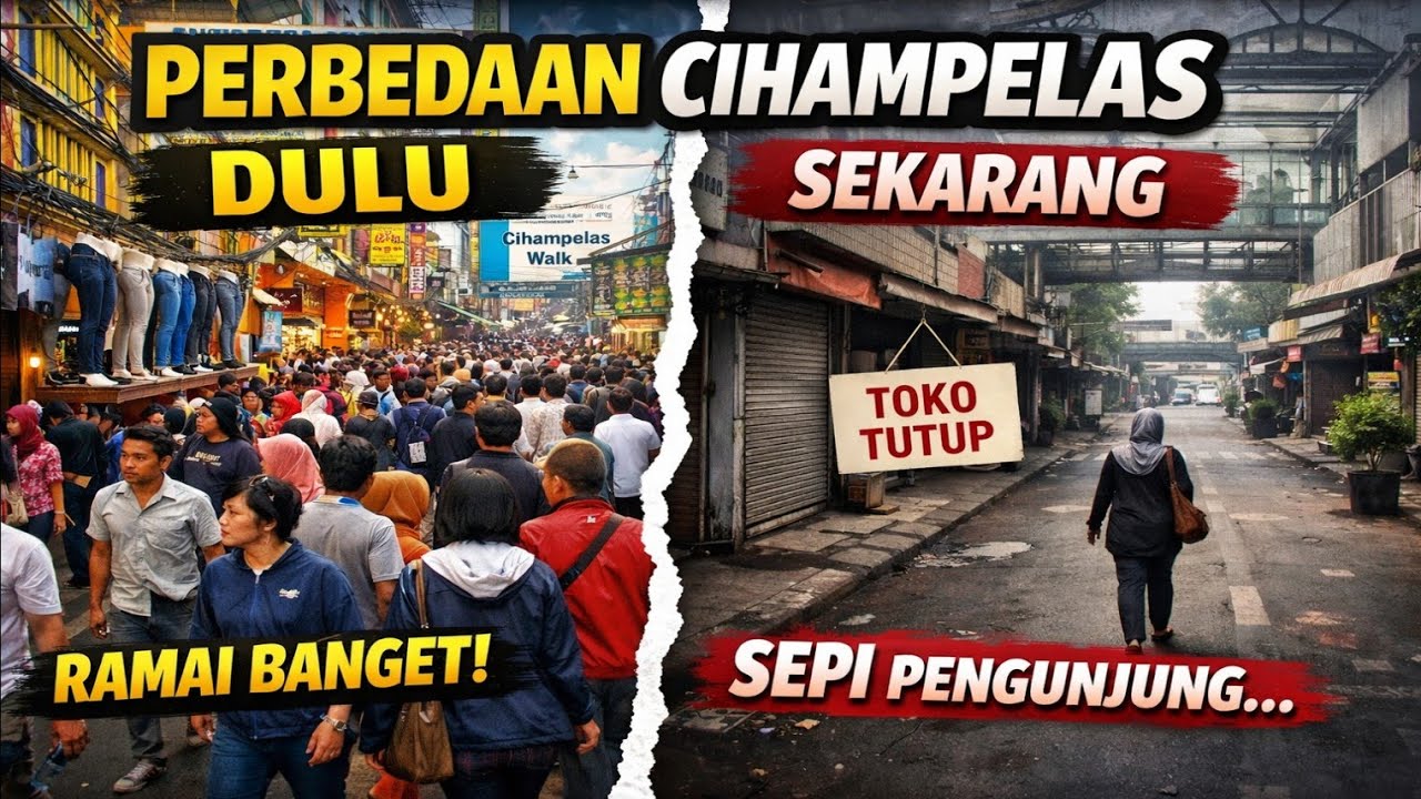 Ciwalk Sepi? Beginilah Kondisi Terbaru Cihampelas Walk Bandung yang Tak Seramai Dulu
