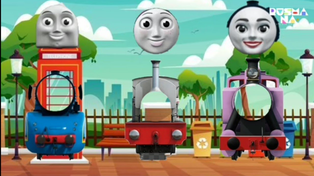 あたらしいトーマスのおかおはどれだ? きかんしゃトーマス 電車 プラレールアニメ パズル 知育 教育 幼児赤ちゃん Wrong Face Thomas and Friends Toy Trains