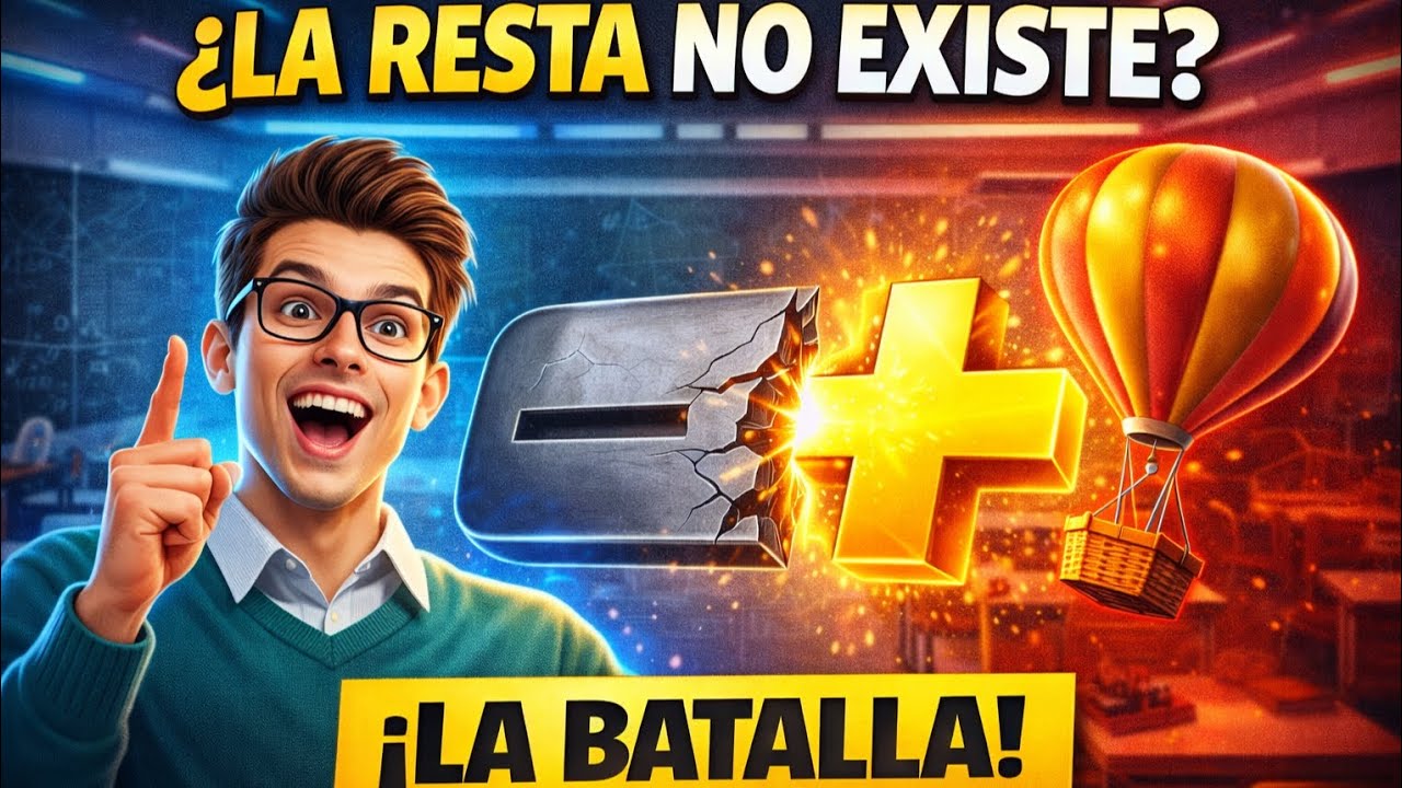 ¿LA RESTA NO EXISTE? 😱 Truco Maestro de Números Enteros
