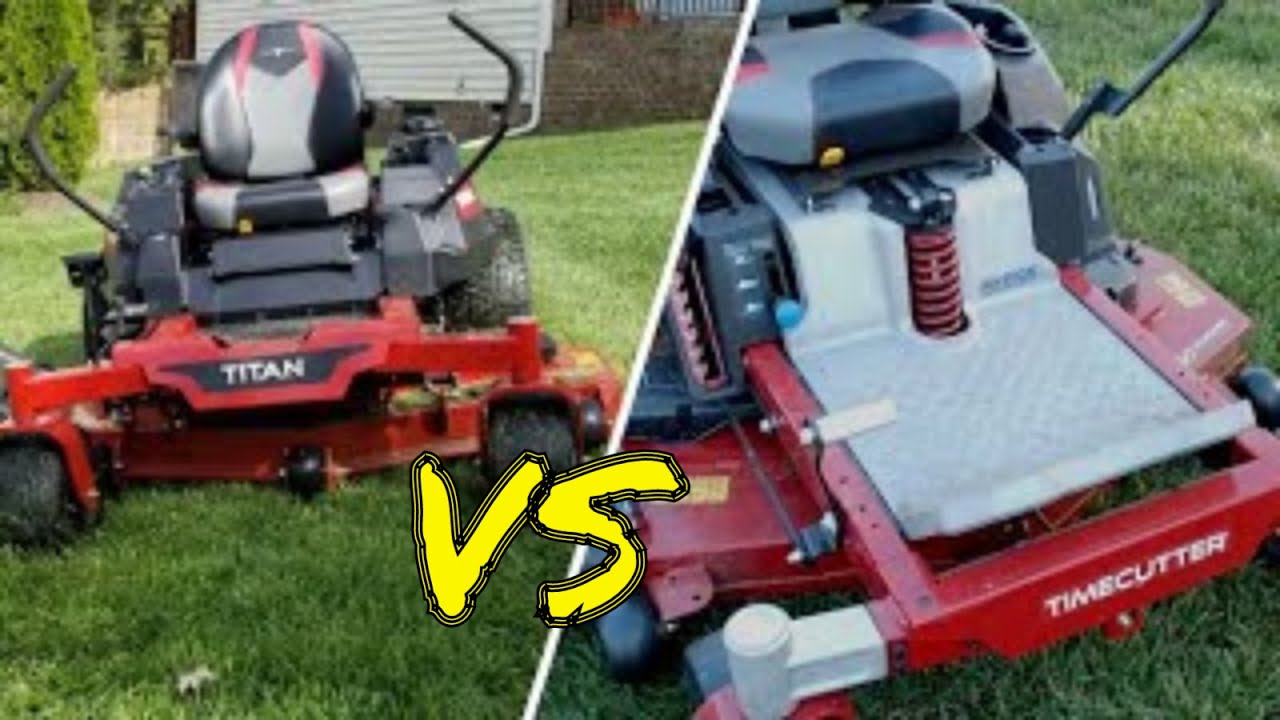 NEW Toro Timecutter VS NEW Toro Titan