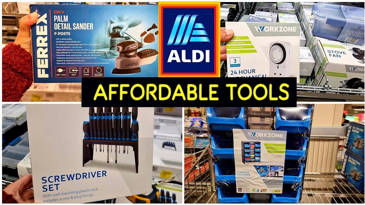 Affordable tools from Aldi workzone -  What's New in Middle of Aldi Special Buys 2025