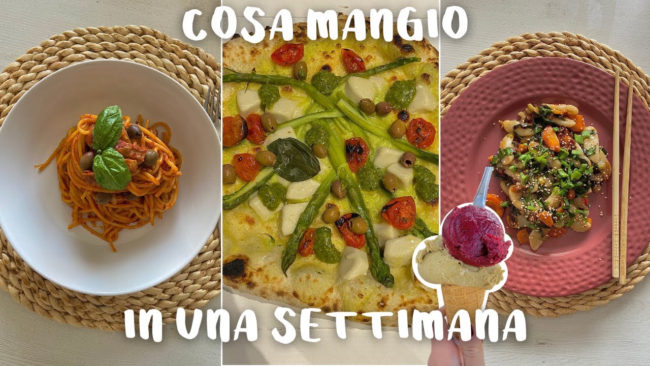 COSA MANGIO IN UNA SETTIMANA DA VEGANA | episodio 5 🌱🍦🍝