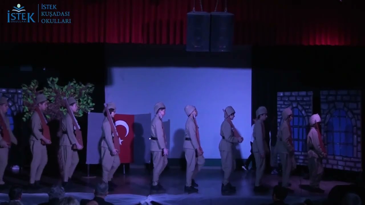 İSTEK KUŞADASI OKULLARI 12 MART İSTİKLÂL MARŞI KABULÜ VE MEHMET AKİF ERSOY'U ANMA TÖRENİ- 2025