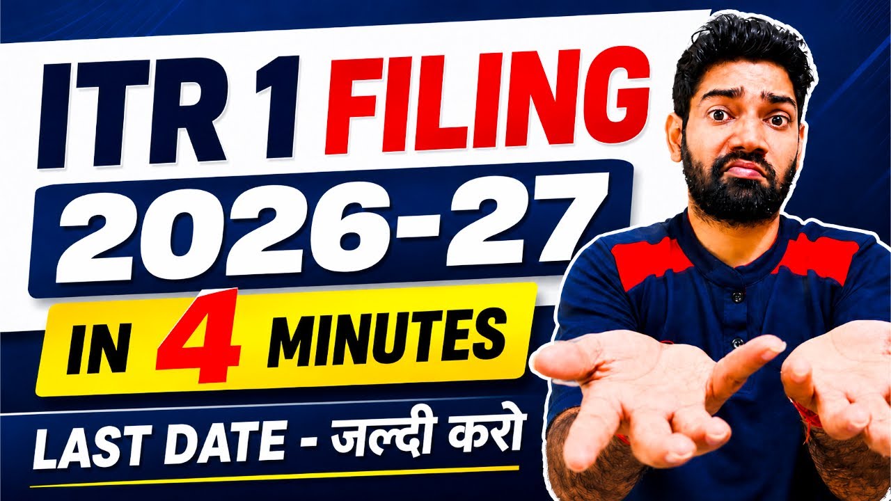 ITR Filing 2026-27 in 4 Minutes ⚡ New Income Tax e-Filing Portal | Step-by-Step Guide