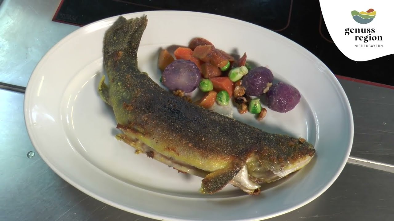 Gebratener Saibling mit Knusper-Kruste