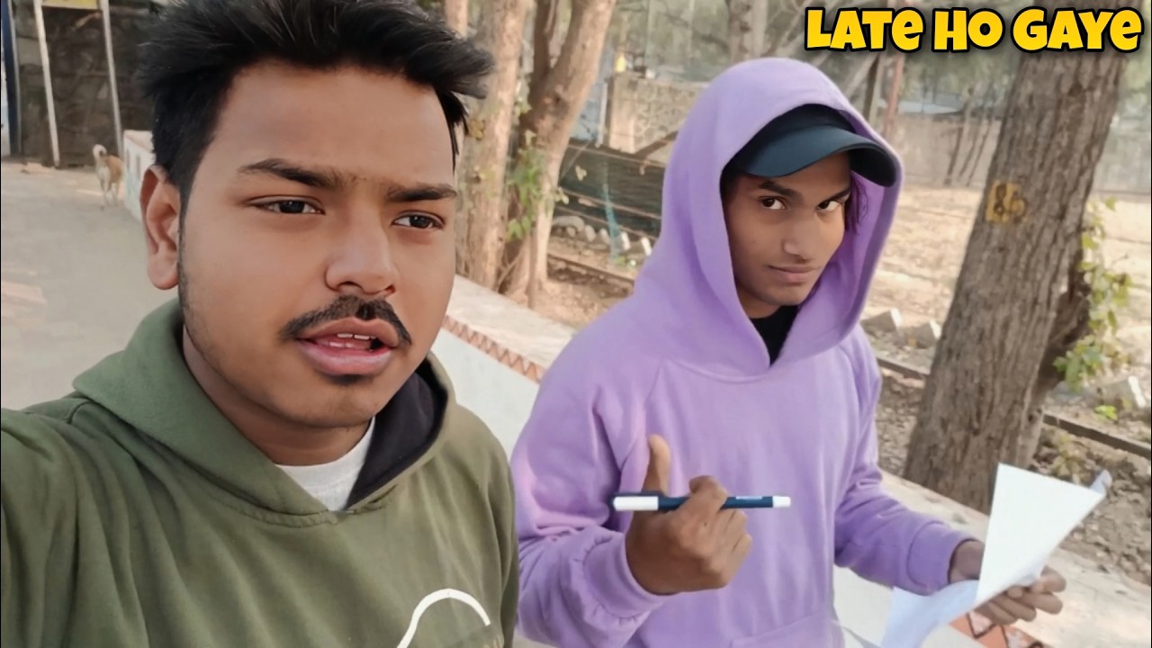 Aaj Late Ho Gye Exam Ke Liye 😭🔥 | The Pradeep Vlogz