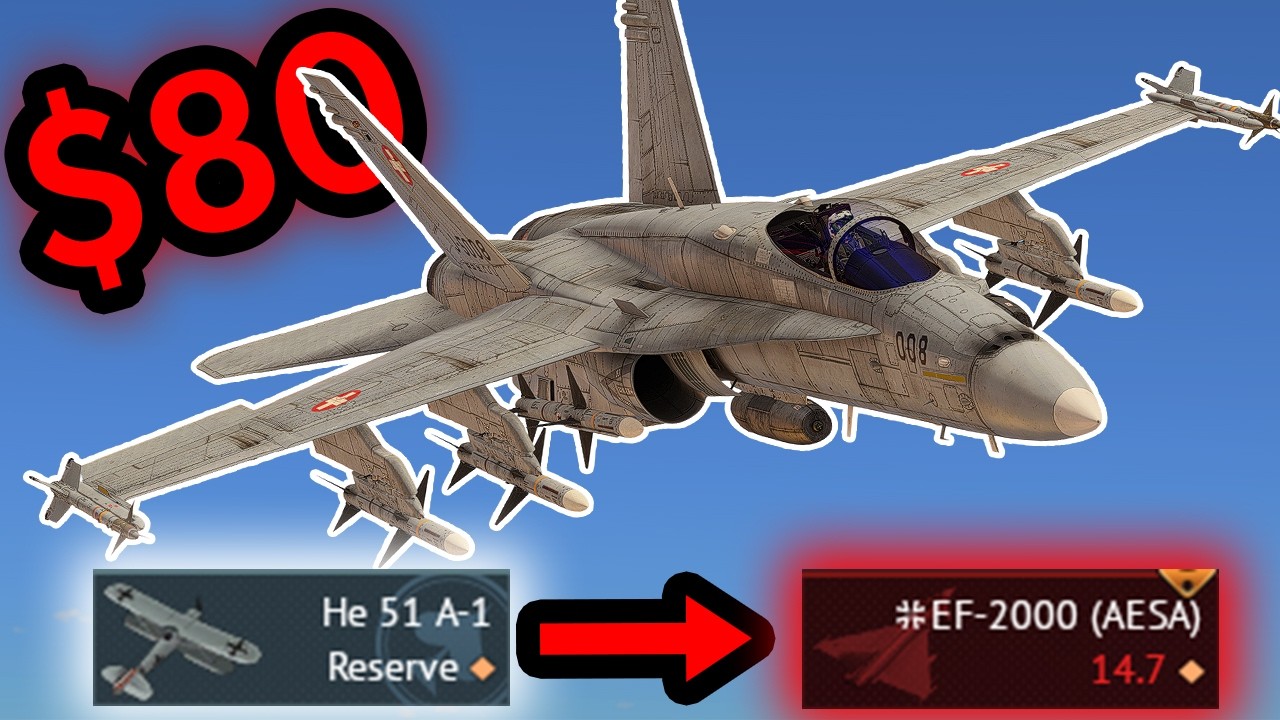 I Used ONE $80 Plane to Get ALL GERMAN Planes... | F/A-18C Swiss Hornet #1