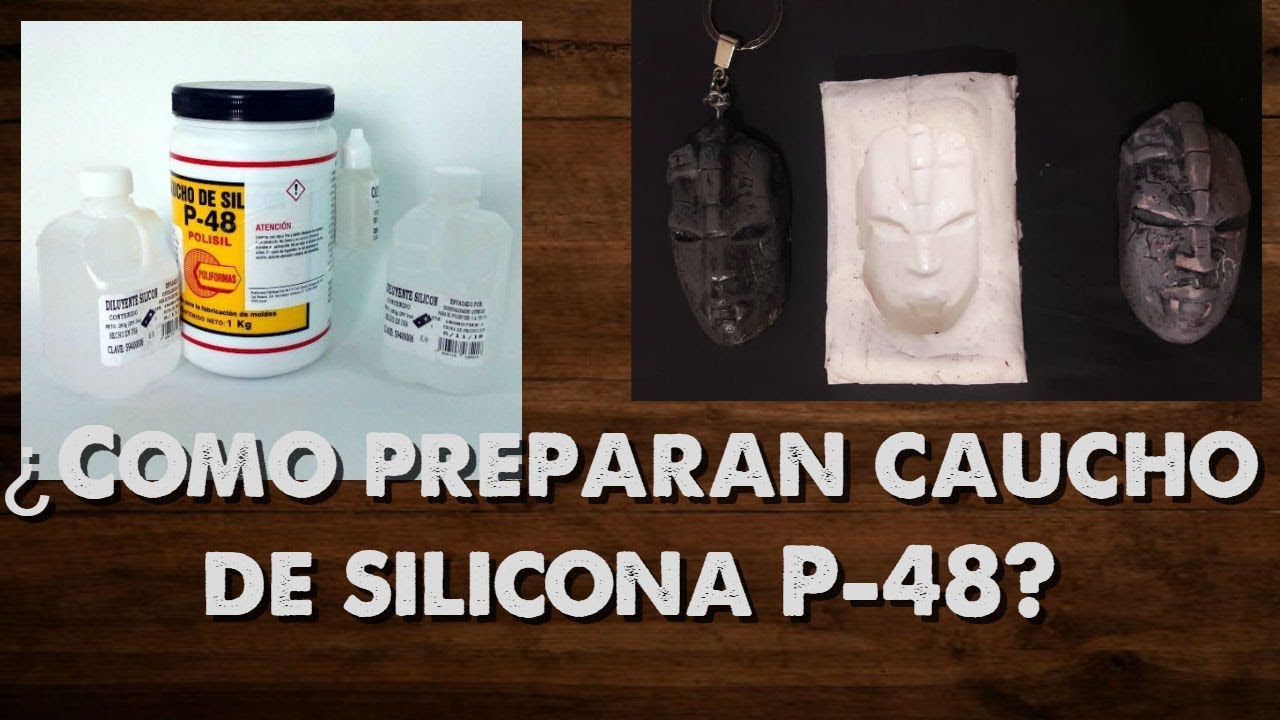 ¿Como hacer un molde de silicona para resina o yeso?|Preparación caucho de silicona P-48 Poliformas