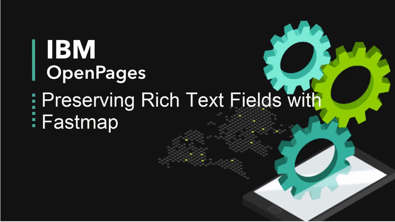 Preserving Rich Text Fields RTF with the FastMap Utility