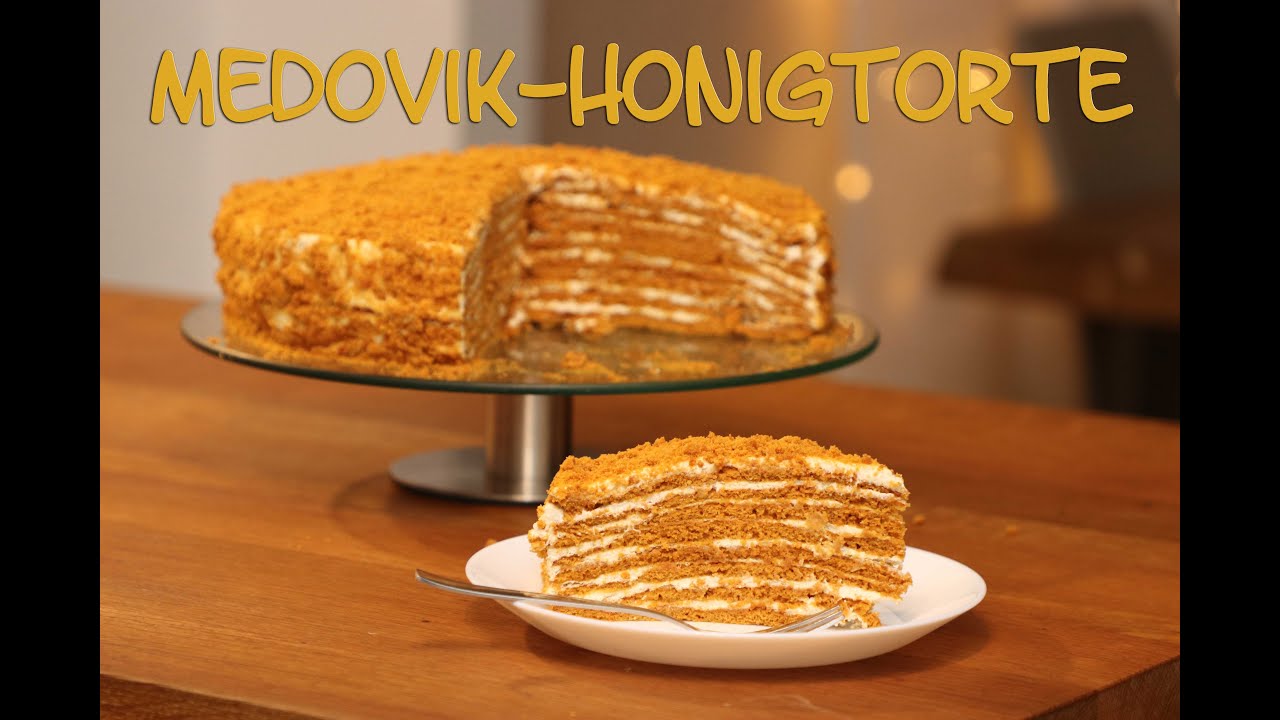 Medovik russische Honigtorte Rezept in 30min/ the best russian honey cake/ einfach und schnell