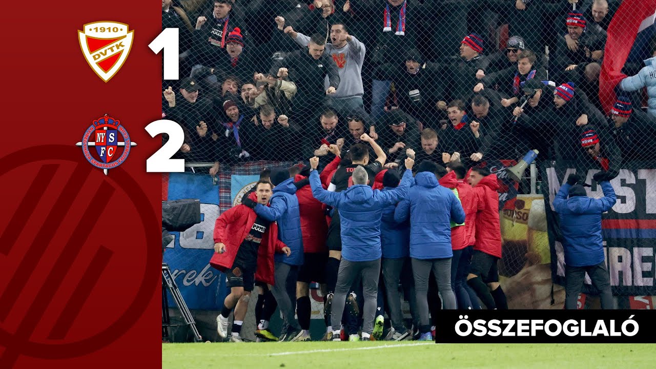 NB I: DVTK–Nyíregyháza Spartacus 1–2 | összefoglaló