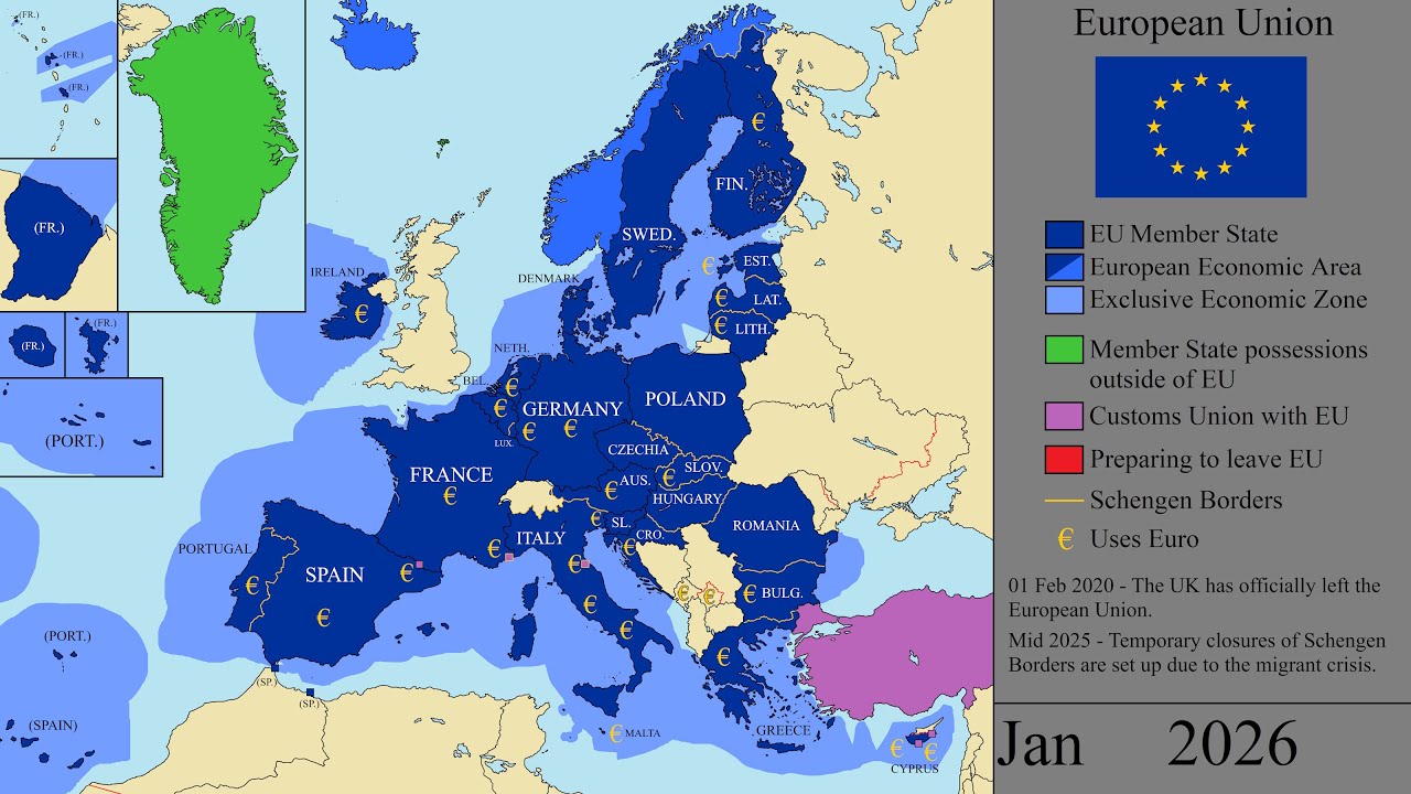 The History of the European Union: Every Month