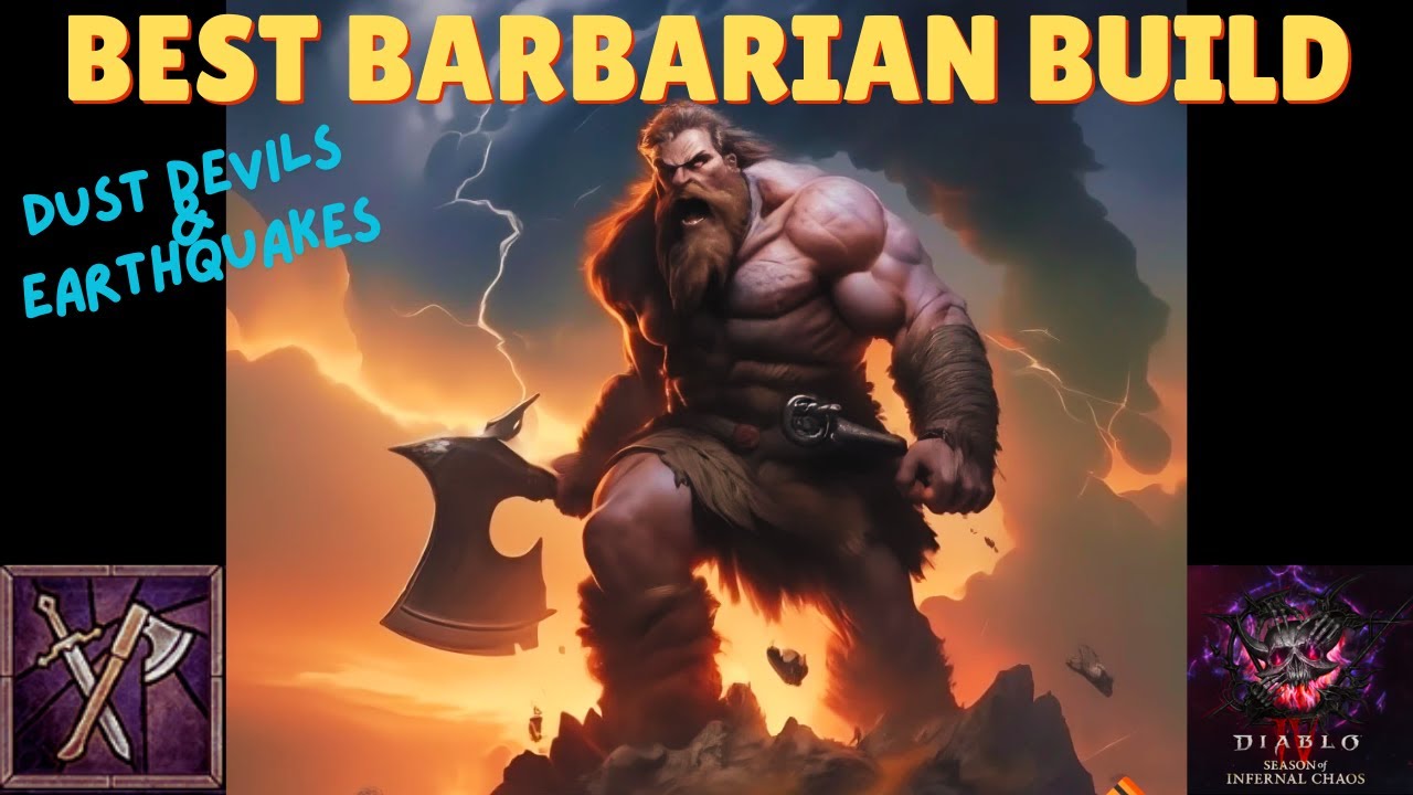 Diablo 4 - Сезон 10. Лучший билд варвара: двойной удар и AFK-пылевые вихри