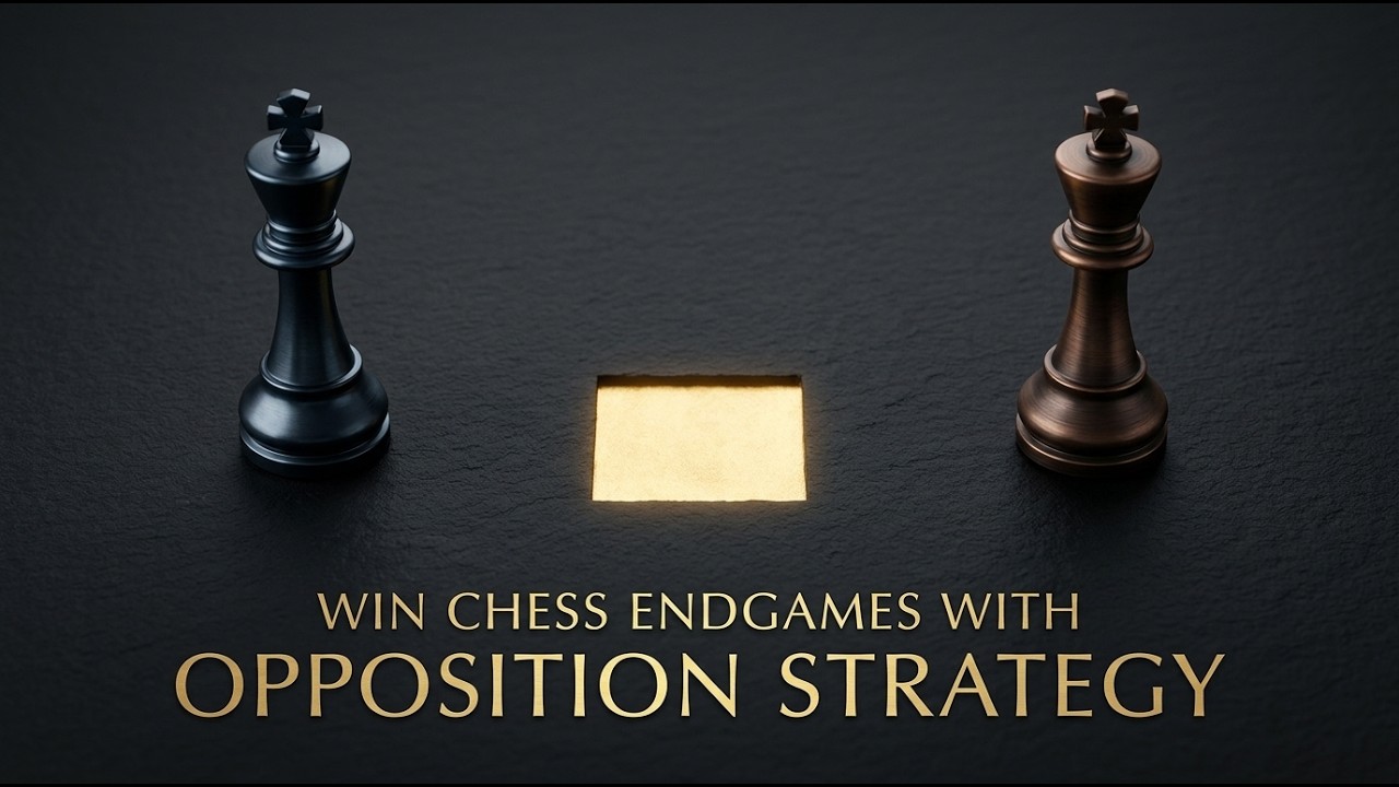 Win Chess Endgames with Opposition Strategy!!