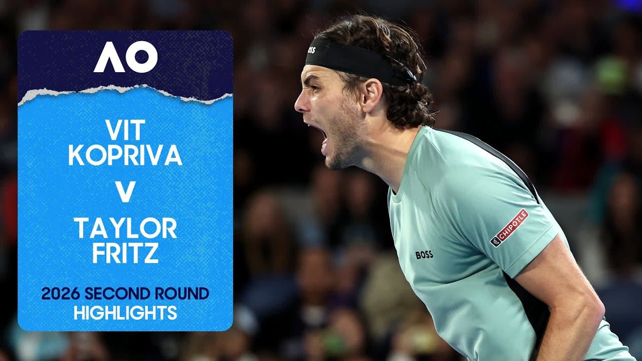 Vit Kopriva v Taylor Fritz Highlights | Australian Open 2026 Second Round