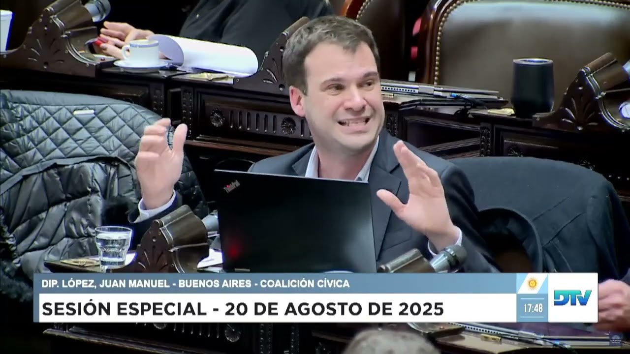 Juan Manuel López - Intervención completa - Jubilados - 20-8-2025