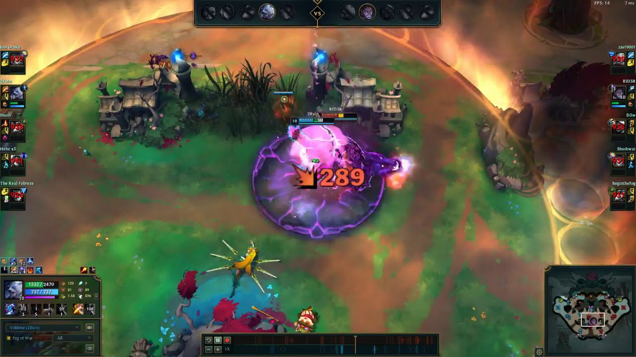 Sylas vs Volibear - longest 1v1 fight on URF (Nexus Blitz 2020) - League of Legends