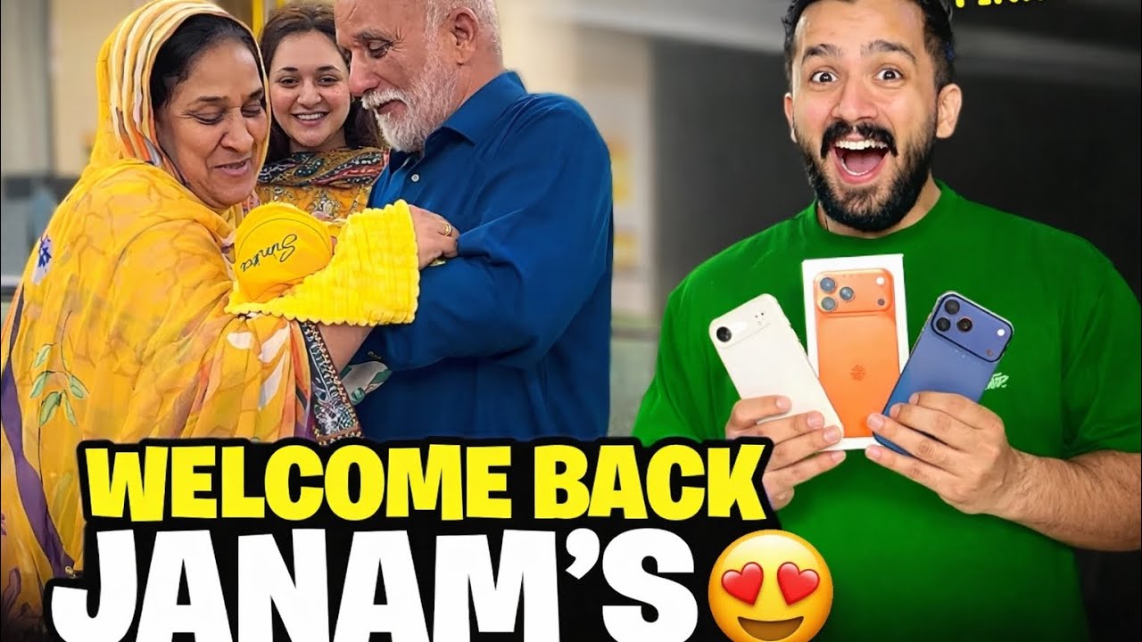 Welcome eman kiwan rajab home | Rajab bhut aur emaan fir ek sath