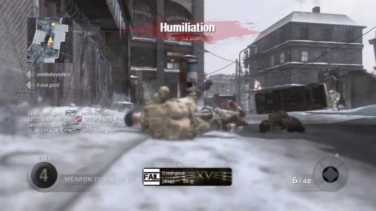 Black Ops: Gun Game Knifing Only with Reactions