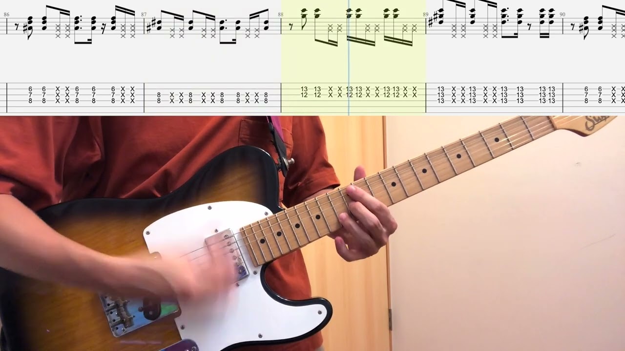 cinnamons × evening cinema - summertime (Guitar cover with tab)