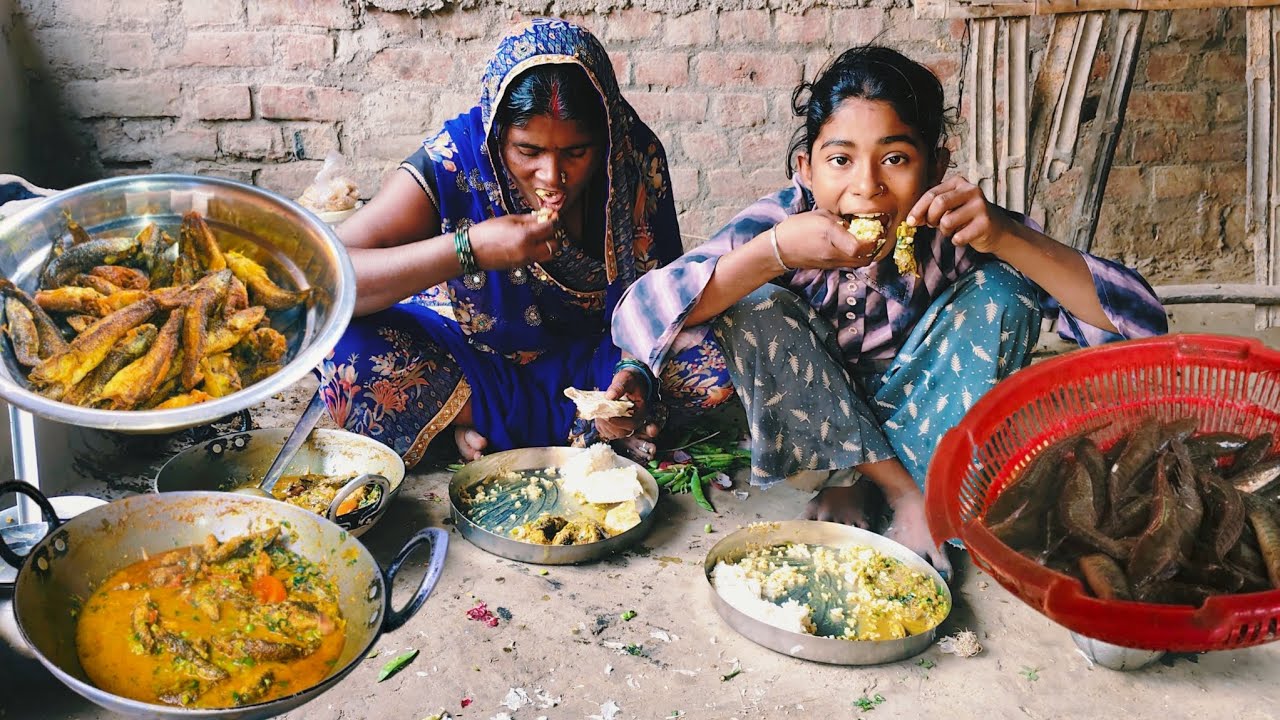 Desi tarike se banaaiye girai machhali ka nimona sath mein chawal India buti machhali 💯🤤