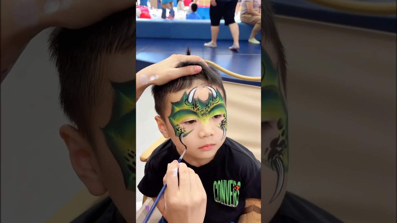 Our popular painting pattern  #facepainting #children #drawingtutorial #facepaint #bodypaint