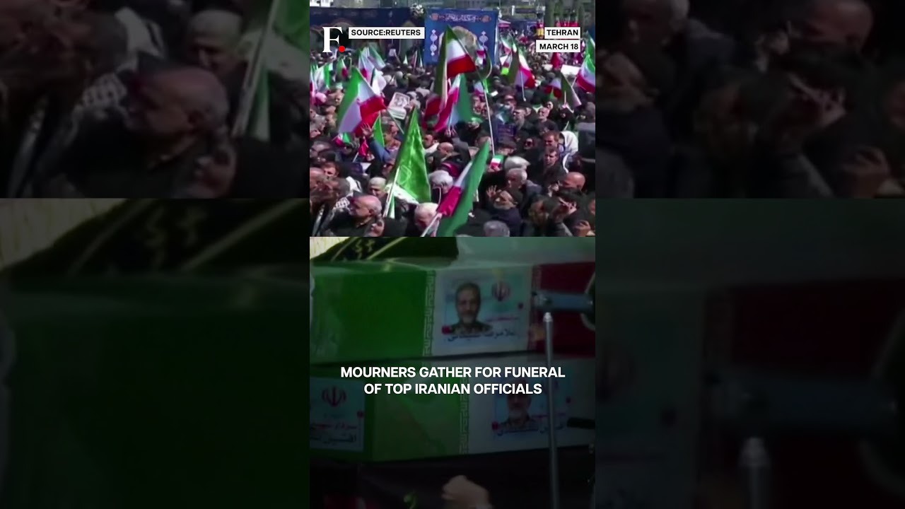 Iran Holds Funeral Procession for Larijani, Basij Commander | Subscribe to Firstpost | N18G