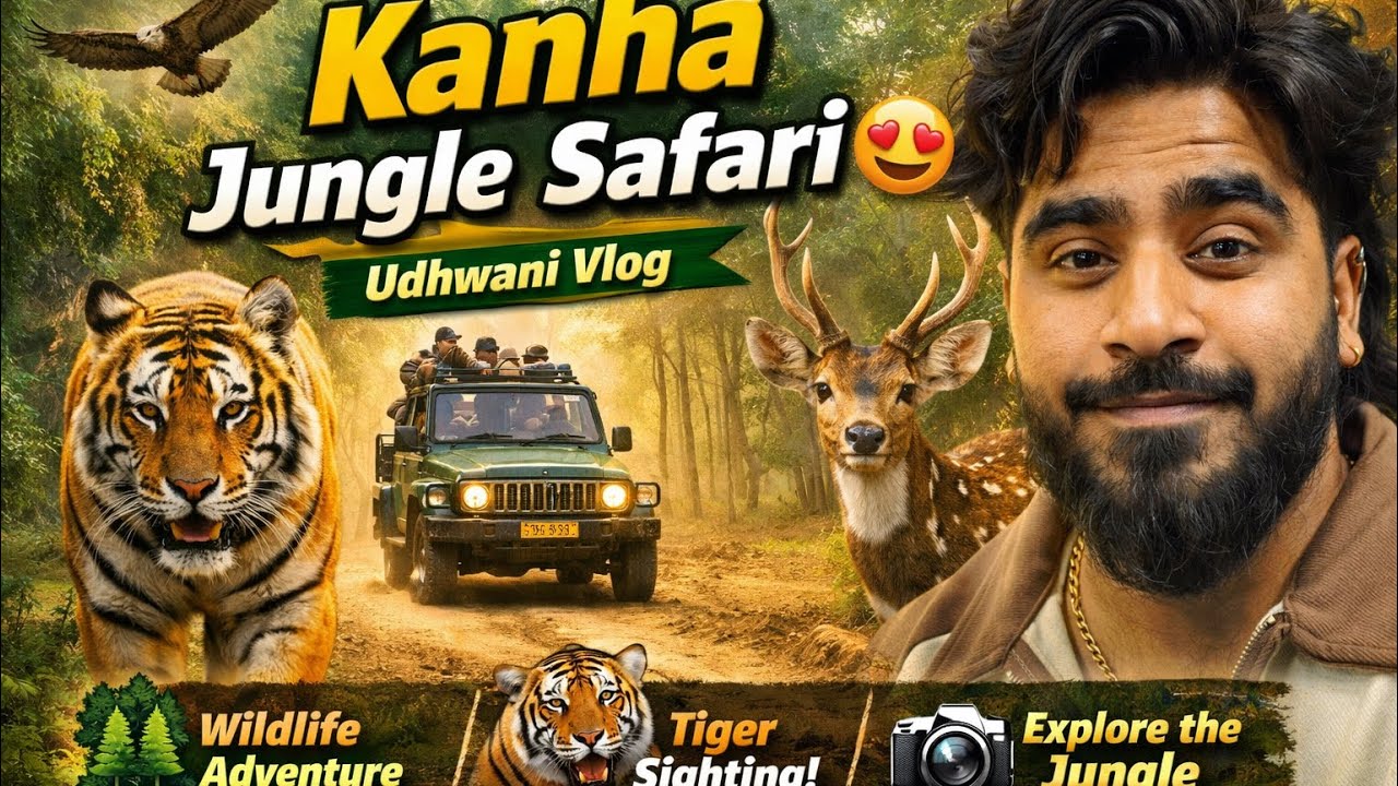 “Kanha Jungle Safari 😍🦌 Udhwani Vlog”#jungel #safarijeep #tiger #goat #share #mastivlog  #subscribe 