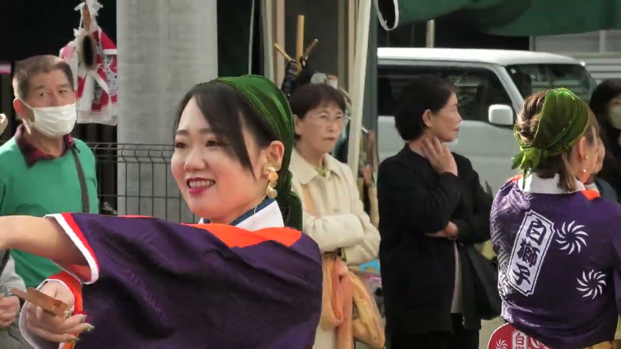 チーム白獅子2025飯能祭り　舞神楽　銀座通り