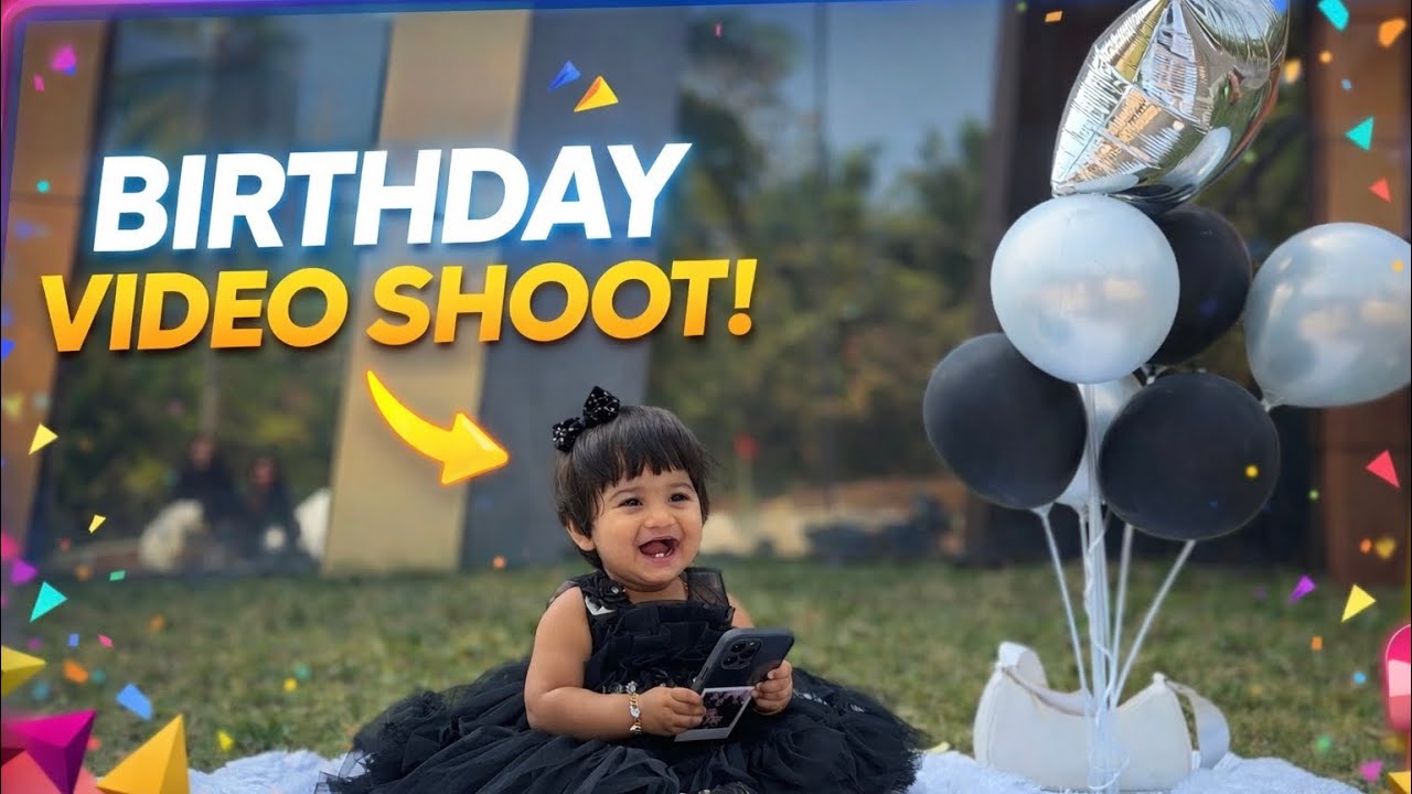 ನಾದಿನಿ ಮಗಳ Birthday Video Shoot Vlog😍🥰