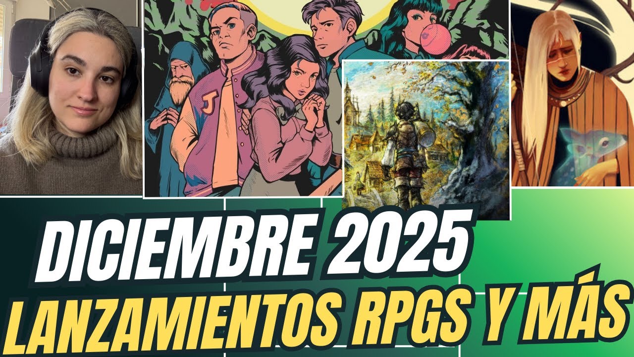 RPGs de DICIEMBRE 2025 | Octopath Traveler 0, Kingdom of Night, Death Howl y más