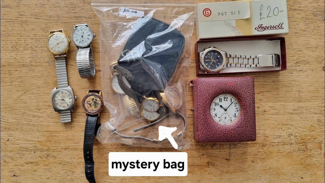 I spent £80 on watches at fleamarket let's see what we got