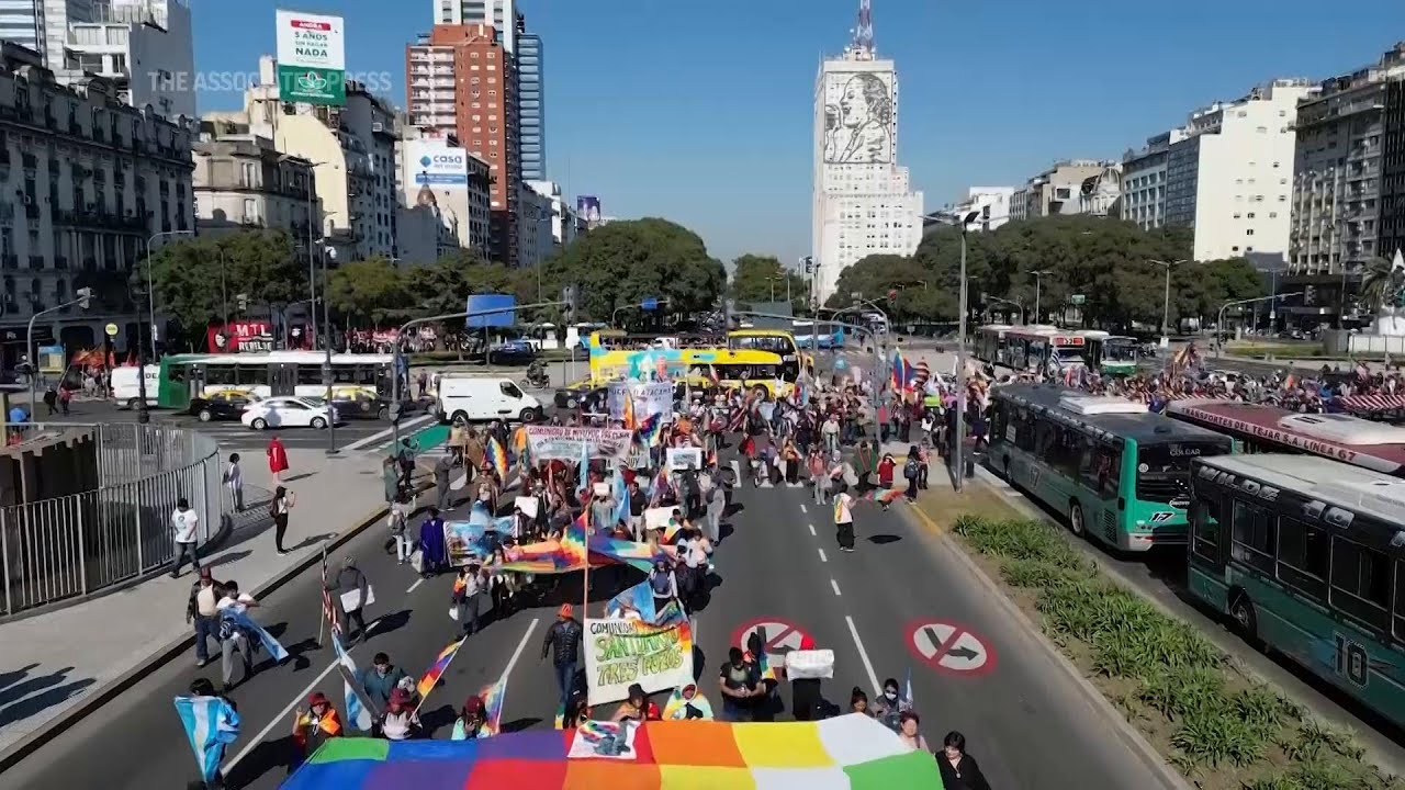 Indigenous rally for land and rights in Argentina