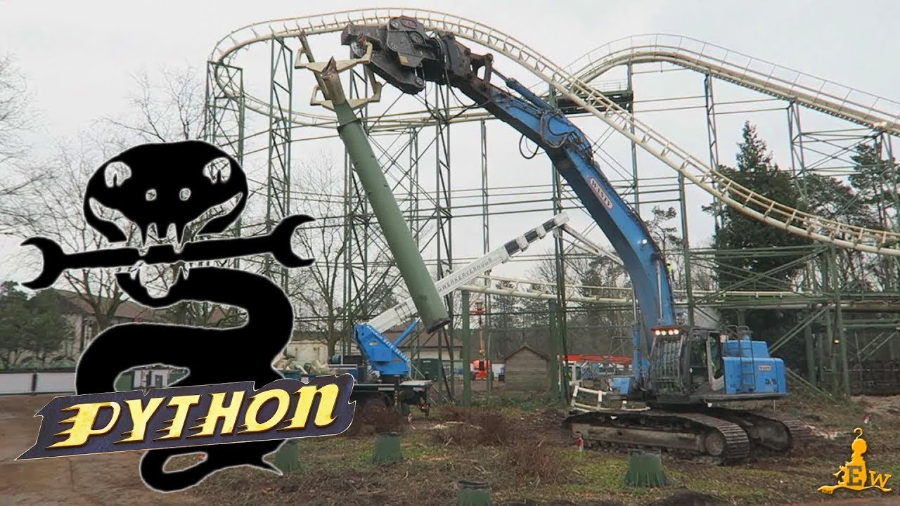 Sloop van de Python 15-01-2018 @Efteling